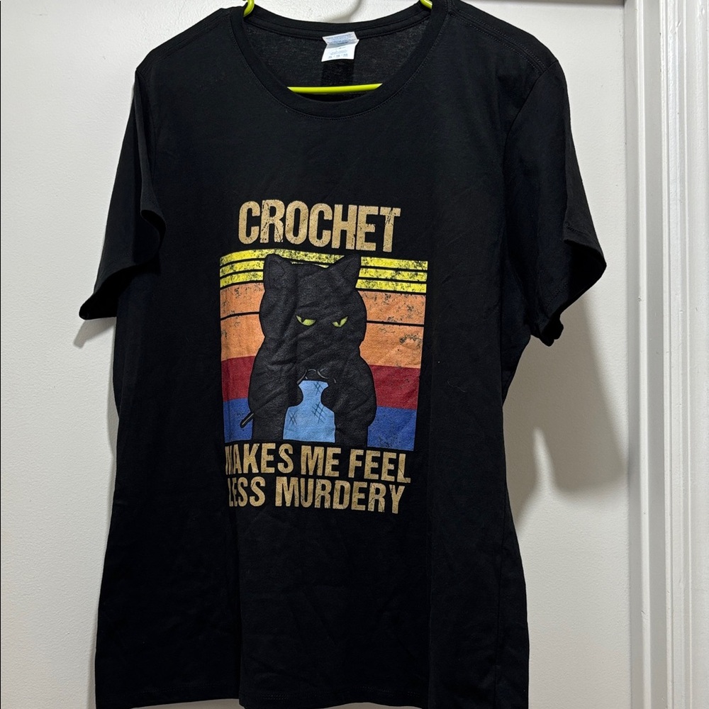 Black Cat Graphic T-Shirt